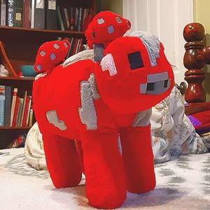 "Mooshroom" minecraft plushie